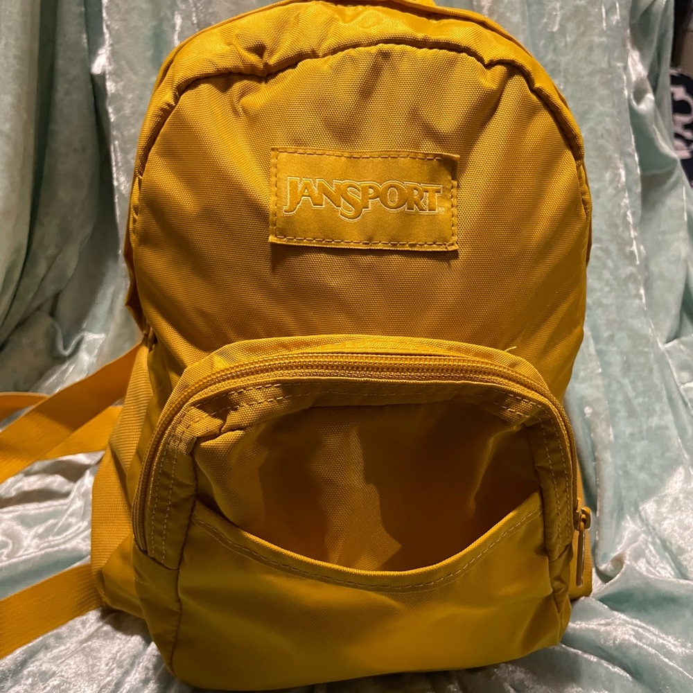 Yellow mini backpack